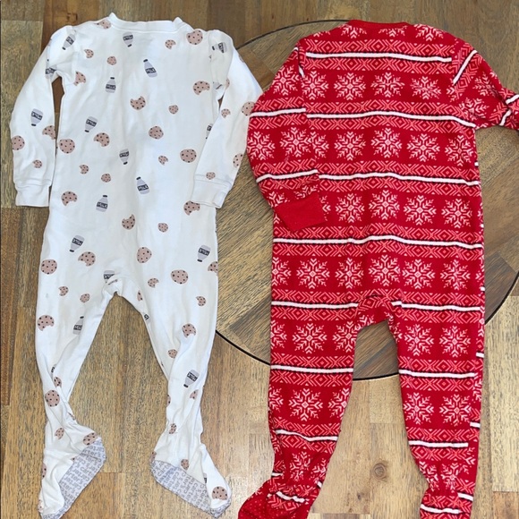 Two Way Zip Fleece Footie Pajamas - Picture 6 of 6